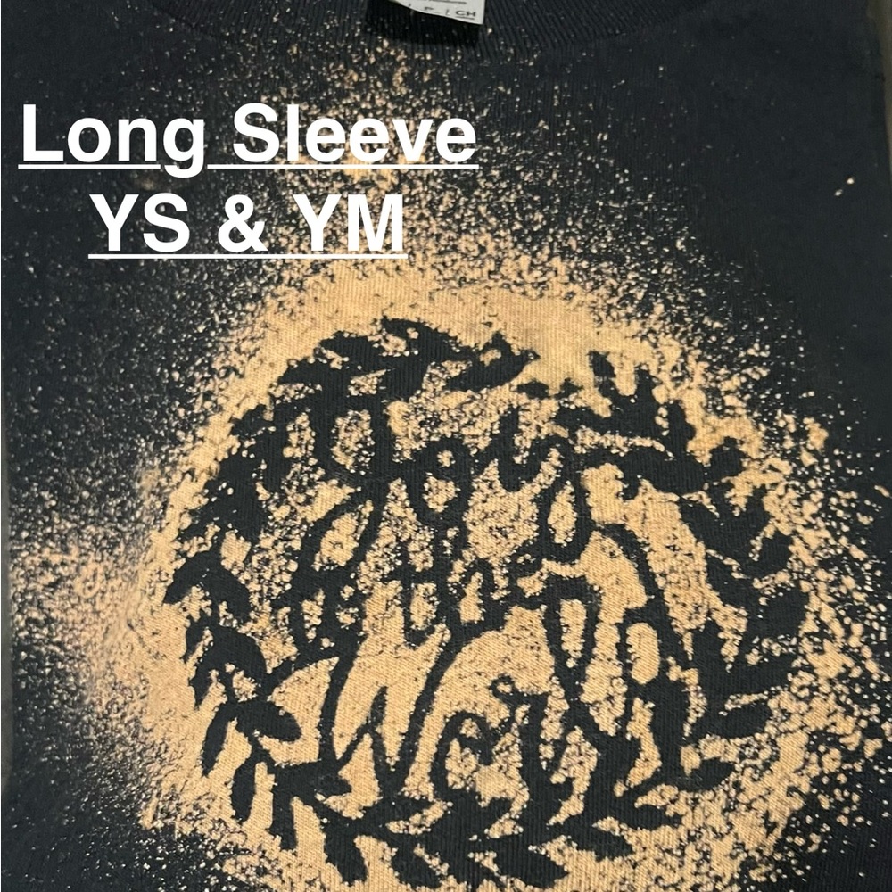 Black and Tan Graphic Long Sleeve Shirt